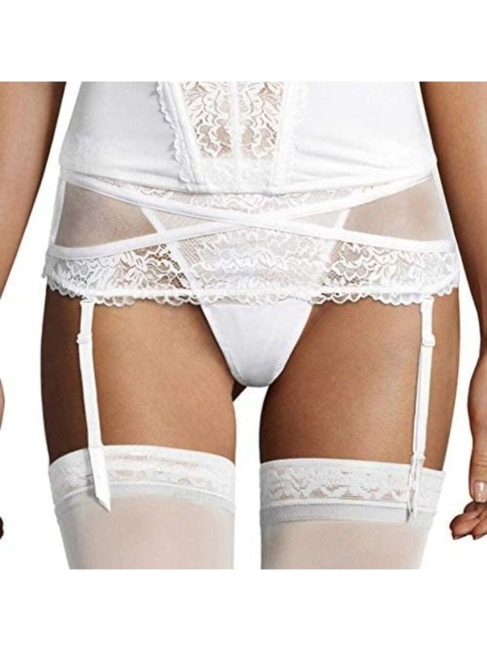 SALE Maidenform Super Sexy Lace Garter Belt